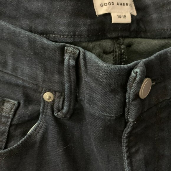 Good American Good Legs Dark Wash Jeans - Picture 3 of 6